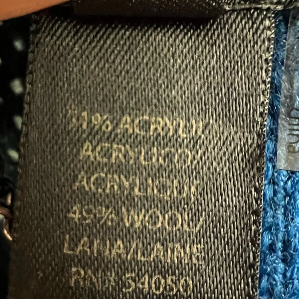 RACHEL ROY Green Blue Chunky Peplum Back Cardigan - Picture 11 of 13